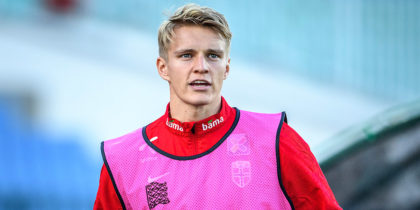 SOFIA, BULGARIA - SEPTEMBER 09: Martin Odegaard of Norway during the UEFA Nations League C group three match between Bulgaria and Norway at Vasil Levski National Stadium on September 9, 2018 in Sofia, Bulgaria. (Photo by Trond Tandberg/Getty Images)