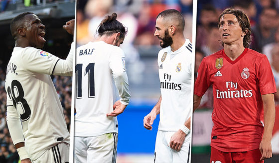 Vinicius Junior Gareth Bale Karim Benzema Luka Modric