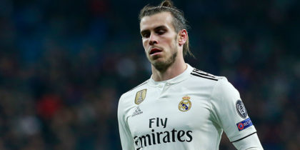 MADRID, SPAIN - DECEMBER 12: Gareth Bale of Real Madrid looks on during the UEFA Champions League Group G match between Real Madrid and CSKA Moscow at Bernabeu on December 12, 2018 in Madrid, Spain. (Photo by Gonzalo Arroyo Moreno/Getty Images)