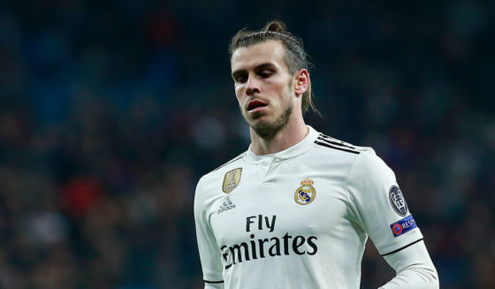 MADRID, SPAIN - DECEMBER 12: Gareth Bale of Real Madrid looks on during the UEFA Champions League Group G match between Real Madrid and CSKA Moscow at Bernabeu on December 12, 2018 in Madrid, Spain. (Photo by Gonzalo Arroyo Moreno/Getty Images)