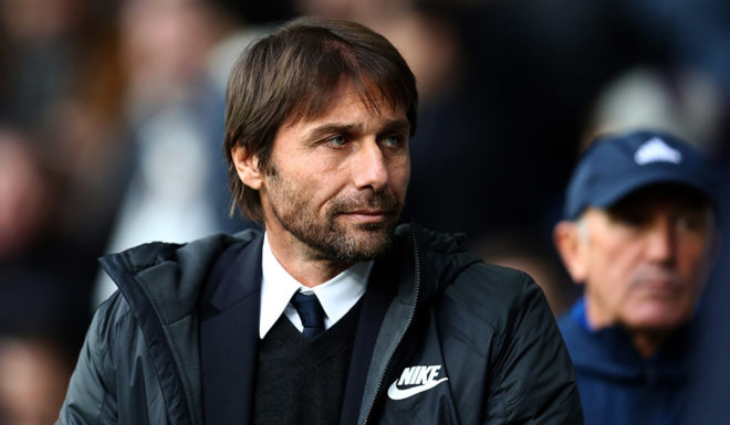 WEST BROMWICH, ENGLAND - NOVEMBER 18: Antonio Conte manager / head coach of Chelsea during the Premier League match between West Bromwich Albion and Chelsea at The Hawthorns on November 18, 2017 in West Bromwich, England. (Photo by Catherine Ivill/Getty Images)