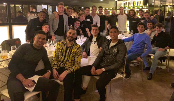 real madrid mannschaftsabend