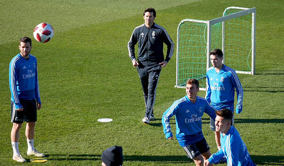 training real madrid team solari