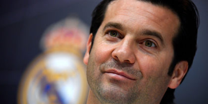 Real Madrid's Argentinian coach Santiago Solari holds a press conference at the club's training ground in the outskirts of Madrid on February 5, 2019 on the eve of the Copa del Rey semi-final football match between Barcelona and Real Madrid. (Photo by GABRIEL BOUYS / AFP) (Photo credit should read GABRIEL BOUYS/AFP/Getty Images)