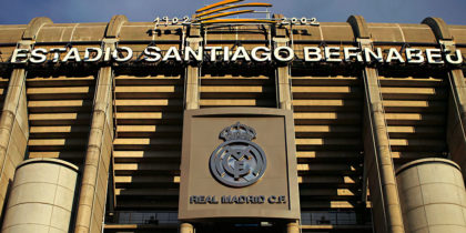 MADRID, SPAIN - NOVEMBER 04: A general view prior to the UEFA Champions League Group B match between Real Madrid CF and Liverpool FC at Estadio Santiago Bernabeu on November 4, 2014 in Madrid, Spain. (Photo by Gonzalo Arroyo Moreno/Getty Images)