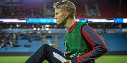 OSLO, NORWAY - SEPTEMBER 06: Martin Odegaard of Norway during the UEFA Nations League C group three match between Norway and Cyprus at Ullevaal Stadion on September 6, 2018 in Oslo, Norway. (Photo by Trond Tandberg/Getty Images)