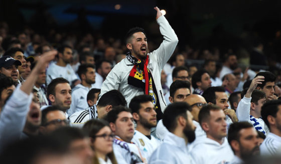 MADRID, SPAIN - MARCH 05: Real Madrid fans show their displeasure during the UEFA Champions League Round of 16 Second Leg match between Real Madrid and Ajax at Bernabeu on March 05, 2019 in Madrid, Spain. (Photo by Denis Doyle/Getty Images)