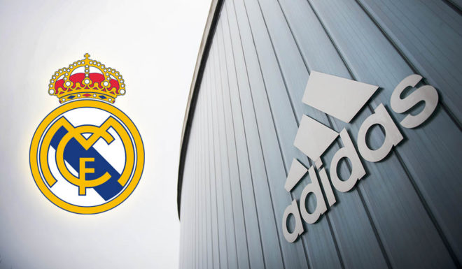 The logo of German sport brand Adidas is pictured on an Outlet Center in Herzogenaurach on January 25, 2016. / AFP / LUKAS BARTH (Photo credit should read LUKAS BARTH/AFP/Getty Images)