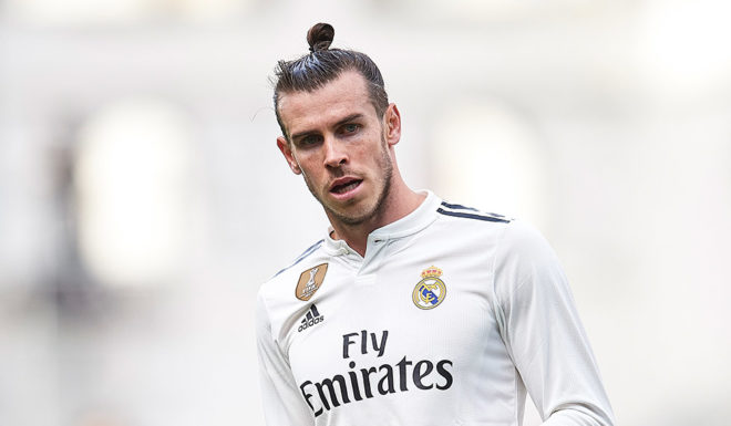 Gareth Bale EIBAR, SPAIN - NOVEMBER 24: Gareth Bale of Real Madrid reacts during the La Liga match between SD Eibar and Real Madrid CF at Ipurua Municipal Stadium on November 24, 2018 in Eibar, Spain. (Photo by Juan Manuel Serrano Arce/Getty Images)