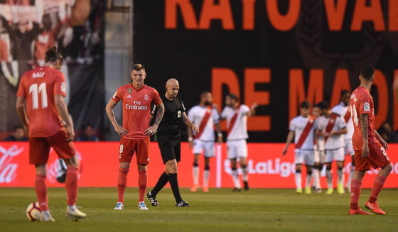 Gareth Bale (l.), Toni Kroos, Dani Ceballos (r.)