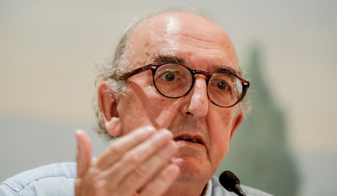 Jaume Roures Spain's Barcelona-based production company Mediapro founder and president Jaume Roures speaks during a press conference on May 31, 2018 in Paris, two days after the group won the rights to broadcast the games for the period 2020 to 2024 in an auction by the French football league. - Spain's Mediapro, majority-owned by a Chinese investment fund, has strengthened its presence in European sports broadcasting by snapping up the rights to broadcast France's Ligue 1 football, highlighting the growing interest in China for European football. (Photo by FRANCOIS GUILLOT / AFP) (Photo credit should read FRANCOIS GUILLOT/AFP/Getty Images)