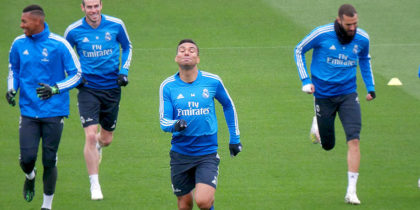 training real madrid casemiro