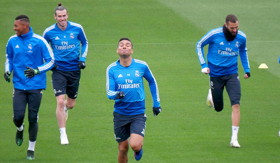 training real madrid casemiro