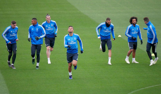 training real madrid lauf casemiro