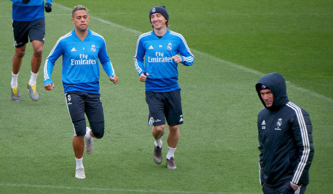 training real madrid mariano zidane
