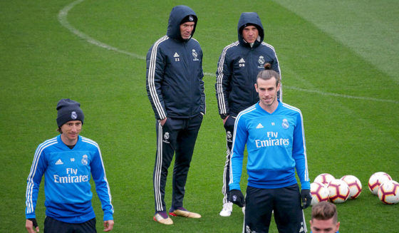 training real madrid zidane bale modric