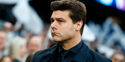 Tottenham Hotspur's Argentinian head coach Mauricio Pochettino arrives for the UEFA Champions League semi-final first leg football match between Tottenham Hotspur and Ajax at the Tottenham Hotspur Stadium in north London, on April 30, 2019. (Photo by Adrian DENNIS / AFP) (Photo credit should read ADRIAN DENNIS/AFP/Getty Images)