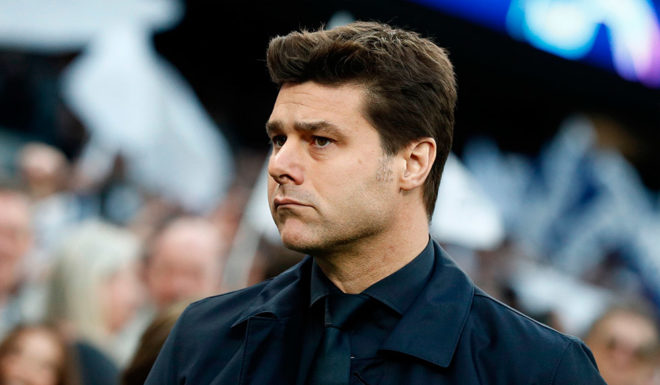 Tottenham Hotspur's Argentinian head coach Mauricio Pochettino arrives for the UEFA Champions League semi-final first leg football match between Tottenham Hotspur and Ajax at the Tottenham Hotspur Stadium in north London, on April 30, 2019. (Photo by Adrian DENNIS / AFP) (Photo credit should read ADRIAN DENNIS/AFP/Getty Images)