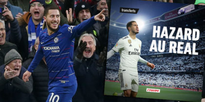 LEICESTER, ENGLAND - MAY 12: Eden Hazard of Chelsea acknowledges the fans after the Premier League match between Leicester City and Chelsea FC at The King Power Stadium on May 12, 2019 in Leicester, United Kingdom. (Photo by Clive Mason/Getty Images)
