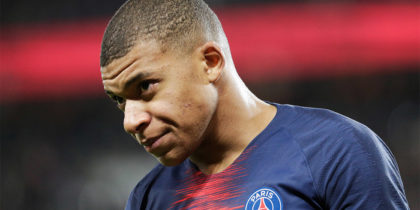 Paris Saint-Germain's French forward Kylian Mbappe looks on during the French L1 football match between Paris Saint-Germain (PSG) and Lille (LOSC) at the Parc des Princes stadium, in Paris, November 2, 2018. (Photo by Geoffroy VAN DER HASSELT / AFP) (Photo credit should read GEOFFROY VAN DER HASSELT/AFP/Getty Images)
