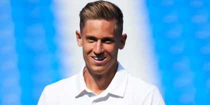 SAN SEBASTIAN, SPAIN - MAY 12: Marcos Llorente of Real Madrid CF looks on prior to the start the La Liga match between Real Sociedad and Real Madrid CF at Estadio Anoeta on May 12, 2019 in San Sebastian, Spain. (Photo by Juan Manuel Serrano Arce/Getty Images)