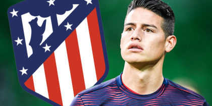 BREMEN, GERMANY - APRIL 24: James Rodríguez of Muenchen looks on before the DFB Cup semi final match between Werder Bremen and FC Bayern Muenchen at Weserstadion on April 24, 2019 in Bremen, Germany. (Photo by Stuart Franklin/Bongarts/Getty Images)