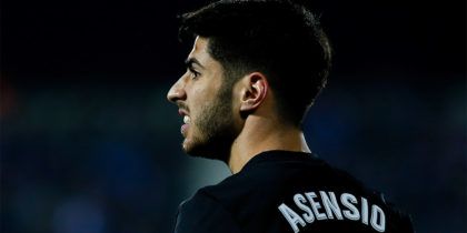 LEGANES, SPAIN - JANUARY 18: Marco Asensio of Real Madrid CF reacts during the Copa del Rey quarter final first leg match between Real Madrid CF and Club Deportivo Leganes at Estadio Municipal de Butarque on January 18, 2018 in Leganes, Spain. (Photo by Gonzalo Arroyo Moreno/Getty Images)