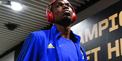SINGAPORE - JULY 20: Paul Pogba of Manchester United is seen on arrival at the stadium during the 2019 International Champions Cup match between Manchester United and FC Internazionale at the Singapore National Stadium on July 20, 2019 in Singapore. (Photo by Thananuwat Srirasant/Getty Images)