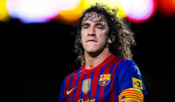 Carles Puyol BARCELONA, SPAIN - MAY 05: Carles Puyol of FC Barcelona looks on during the La Liga match between FC Barcelona and RCD Espanyol at Camp Nou on May 5, 2012 in Barcelona, Spain. (Photo by David Ramos/Getty Images)