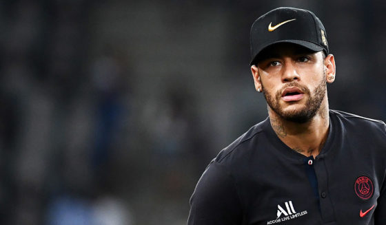 Paris Saint-Germain's Brazilian forward Neymar reacts at the end of the French Trophy of Champions football match between Paris Saint-Germain (PSG) and Rennes (SRFC) at the Shenzhen Universiade stadium in Shenzhen on August 3, 2019. (Photo by FRANCK FIFE / AFP) (Photo credit should read FRANCK FIFE/AFP/Getty Images)