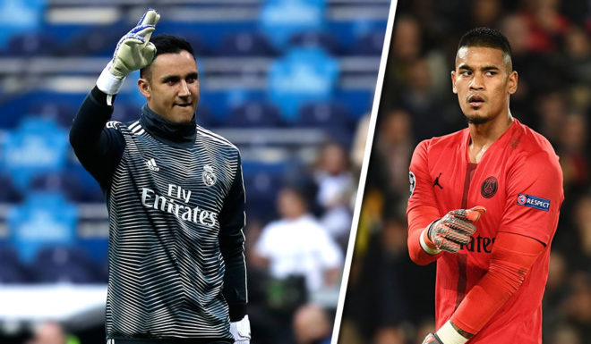 Keylor Navas Alphonse Areola Real Madrid PSG