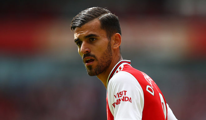 LONDON, ENGLAND - AUGUST 17: Dani Ceballos of Arsenal during the Premier League match between Arsenal FC and Burnley FC at Emirates Stadium on August 17, 2019 in London, United Kingdom. (Photo by Julian Finney/Getty Images)