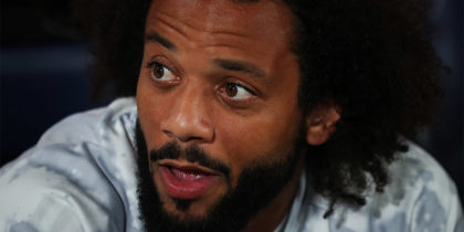 VILLAREAL, SPAIN - SEPTEMBER 01: Marcelo Vieira of Real Madrid CF looks on during the Liga match between Villarreal CF and Real Madrid CF at Estadio de la Ceramica on September 01, 2019 in Villareal, Spain. (Photo by David Ramos/Getty Images)