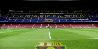 Interior view of the Camp Nou stadium after the Spanish league football match FC Barcelona vs Osasuna on April 23, 2011 at the Camp Nou stadium in Barcelona. AFP PHOTO/ JOSEP LAGO (Photo credit should read JOSEP LAGO/AFP/Getty Images)