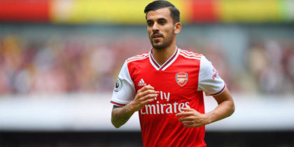 LONDON, ENGLAND - AUGUST 17: Dani Ceballos of Arsenal looks on during the Premier League match between Arsenal FC and Burnley FC at Emirates Stadium on August 17, 2019 in London, United Kingdom. (Photo by Michael Regan/Getty Images)