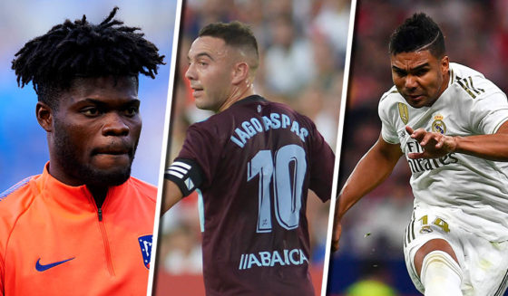 Thomas Partey, Iago Aspas, Casemiro