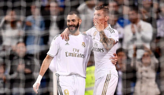 Zwei Torschützen auf einem Bild: Karim Benzema und Toni Kroos - Foto: