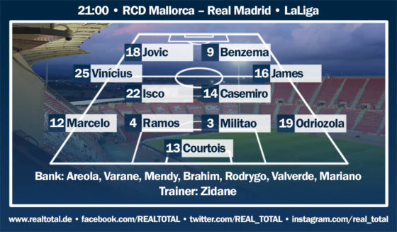 Aufstellung Real Madrid