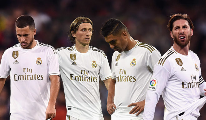 Hazard, Modric, Casemiro, Ramos