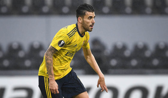 GUIMARAES, PORTUGAL - NOVEMBER 06: Dani Ceballos of Arsenal FC in action during the UEFA Europa League group F match between Vitoria Guimaraes and Arsenal FC at Estadio Dom Afonso Henriques on November 6, 2019 in Guimaraes, Portugal. (Photo by Octavio Passos/Getty Images)