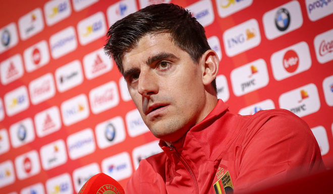 Thibaut Courtois SOCCER RED DEVILS WEDNESDAY PC