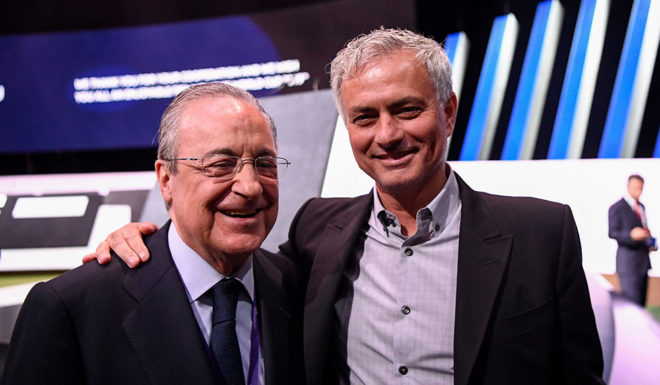 Florentino Perez Jose Mourinho