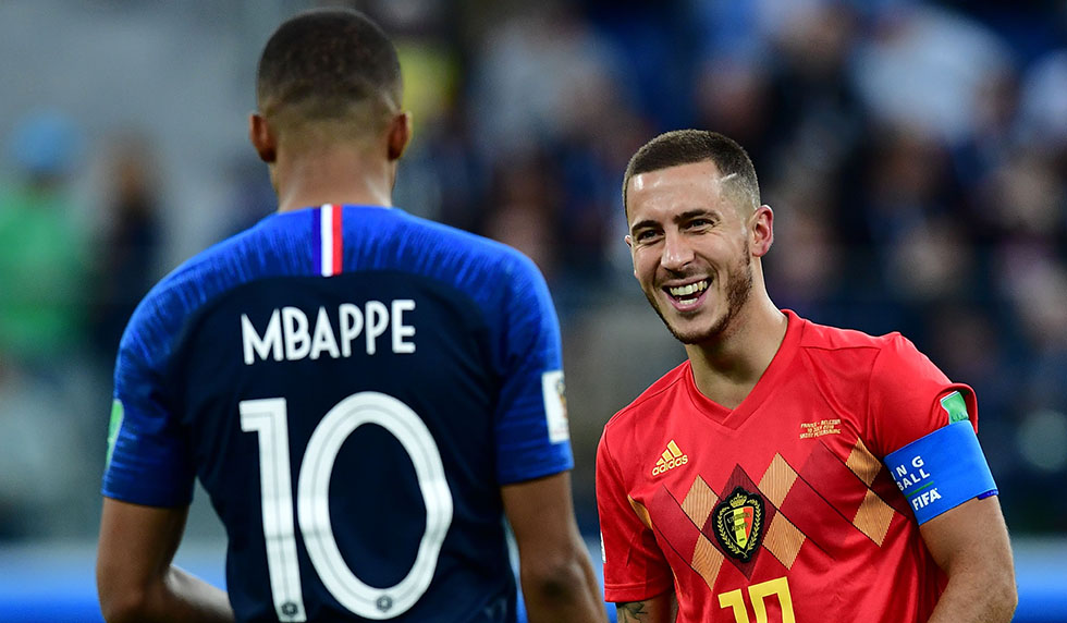 Kylian Mbappe Eden Hazard