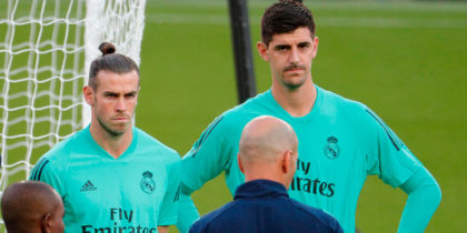 Gareth Bale Thibaut Courtois