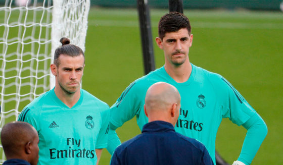 Gareth Bale Thibaut Courtois