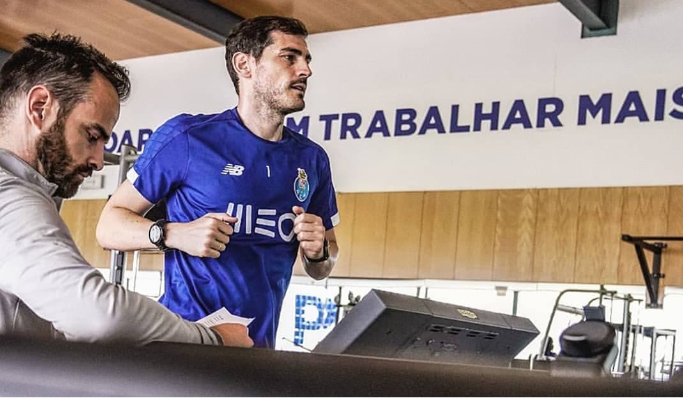 Iker Casillas wieder im Training