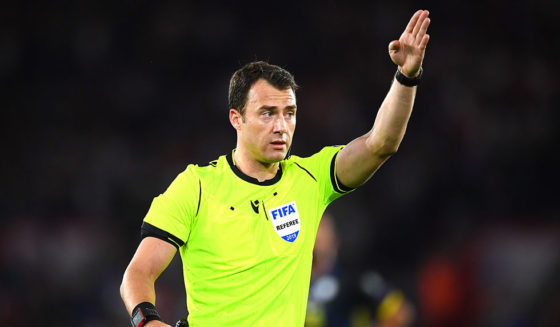 SOUTHAMPTON, ENGLAND - SEPTEMBER 10: Referee, Felix Zwayer during the UEFA Euro 2020 qualifier match between England and Kosovo at St. Mary's Stadium on September 10, 2019 in Southampton, England. (Photo by Clive Mason/Getty Images)