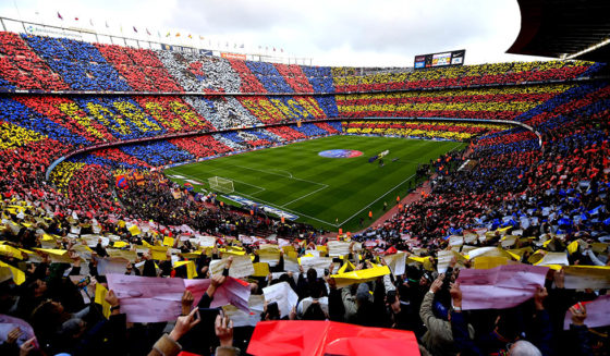 BARCELONA, SPAIN - DECEMBER 03: A general view of the stadium prior to the La Liga match between FC Barcelona and Real Madrid CF at Camp Nou on December 3, 2016 in Barcelona, Spain. (Photo by David Ramos/Getty Images)