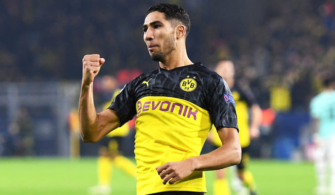 Achraf Hakimi Borussia Dortmund v Inter Milan: Group F - UEFA Champions League