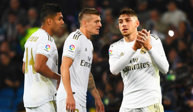 Casemiro, Kroos, Valverde